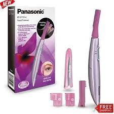 Facial hair removal for women, painless hair remover shaver with 1 extra replacement head (blue) 1 count (pack of 1) 4.1 out of 5 stars. Panasonic Facial Hair Trimmer For Women Es2113pc With Pivoting Head And Eyebrow 669346855103 Ebay