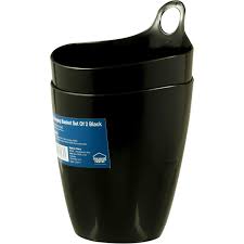 House Home 1 Litre Hanging Basket 2 Pack Black Big W Basket Sets Plastic Container Storage Hanging Baskets