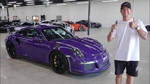 Taking Delivery of my Ultra Violet Porsche GT3RS (Rare Spec) - YouTube