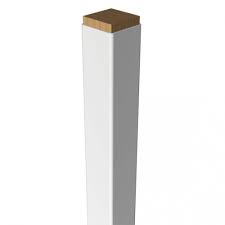 Shop fence white x ft white pvc horse farm fence deck posts white or call. Pvc Vinyl Fence And Railing Post 4 X 4 X 40 Yard Garden Outdoor Living Other Structures Shade