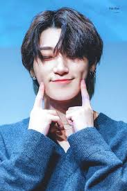 Ateez San 191011 Sangam Fansign Pale Blue Do Not Edit Sans Cute San Blue