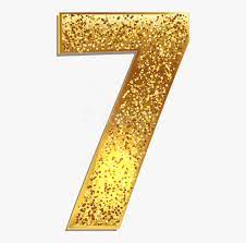 Will a gold digger break up with her boyfriend over a lamborghini? Glitter Gold Number 7 Hd Png Download Kindpng