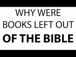 A list of books were left out of the canon of the hebrew scriptures, the question is why? Why Were Books Left Out Of The Bible Youtube