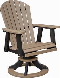 Amish Poly Wood Elite Comfo Back Outdoor Swivel Rocker Dining Chair Gartenstuhle Diy Gartenmobel Terrassen Stuhle