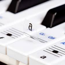 Klaviatur zum ausdrucken,klaviertastatur noten beschriftet,klaviatur noten,klaviertastatur zum ausdrucken. Durchsichtige Ablosbare Keysies Aufkleber Fur Die Klavier Und Keyboardtastatur Mit Praktischer Anleitung Amazon De Musikinstrumente Dj Equipment