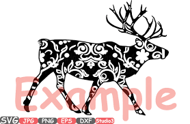 Download Christmas Reindeer Mascot Animal Flower Woodland Monogram Cutting Svg Baby Papa Mama Deer Santa Cricut Design Studio3 Cameo Dxf Zoo 385s By Hamhamart Thehungryjpeg Com