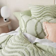 Linen House Amadora Wasabi Quilt Cover Set Manchester Factory