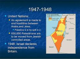 Out of the broad region known as palestine, britain carved two political entities in 1921. Timeline Of The Arab And Israel Conflict
