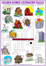 Crossword puzzles are free to play on your desktop or mobile device, and increase in difficulty every day. Types Of Houses Crossword Puzzle Esl Printable Worksheet Printable Crossword Puzzles Vocabulary Worksheets Vocabulary