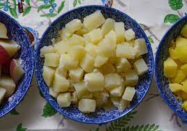 Using a spoon, drizzle the melted butter. Technique How To Cook Potatoes Perfectly For Salad Rose Water Orange Blossoms