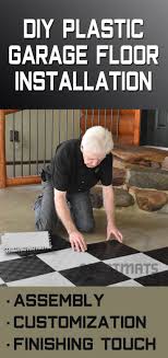 How To Install Plastic Garage Flooring Raised Tile Floor Guide Garage Floor Garage Tile Garage Floor Tiles