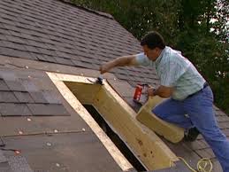 cut a roof opening for a skylight