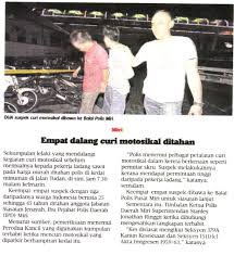 Aktif dengan aktiviti curi motosikal ktm sejak 2013, kumpulan yang mendalangi kegiatan ini berjaya ditumpaskan oleh pihak polis. Facebook