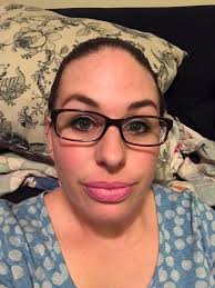 What can be layered over positively pink?