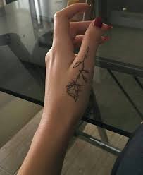 Untitled Hand Tattoos For Women Small Rose Tattoo Rose Hand Tattoo
