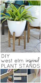 Easy Diy Wooden Plant Stand Tutorial Diy Plant Stand Wooden Plant Stands Diy Wood Projects