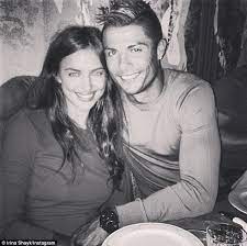 It is believed that cristiano ronaldo and irina shayk began dating after the pair met on the set of an armani exchange ad in 2010. Irina Shayk Shows Off Her Toned Tummy In Black Cropped Top For Romantic Stroll With Cristiano Ronaldo Before Cosying Up For Online Snap Daily Mail Online