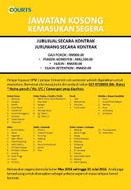 Bukit tinggi jobs now available in klang. Panas Jawatan Kosong Lepasan Spm Courts Seluruh Negeri