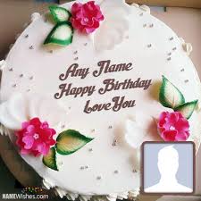 Birthday cake with name edit online. Beautiful Flowers Birthday Cake With Name And Photo Birthday Cake With Flowers Birthday Cake With Photo Beautiful Birthday Cakes