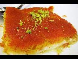 طريقة تحضير الكنافة بالجبن الناعمة وعجينة الفركة x2f وصفات رمضانchef ahmad x2f cheese kanafeh youtube yummy food food desserts