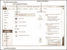 Cara Mudah Kirimkan Dokumen Word Via Email Secarang Langsung Panduan Microsoft Office