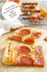Puff Pastry Pepperoni Pizza In 2020 Recipes Cooking Recipes Avocado Recipes