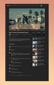 Serialthriller Youtube Video Page Wip By Dmitry Samarenkov Fun Website Design Best Web Design Website Design