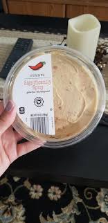 If dill pickle isn't your thing, aldi has other offbeat flavors, like garlic dill hummus and caramelized onion hummus. Aldi Roasted Garlic Hummus