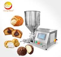 Cake Cream Jam Chocolate Filling Machine/ Chocolate Cream Filler Injector/  Center Cream Filling Injecting Machine for Bread