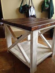 The Brag Blog Built And Written By You Ana White Rustic Side Table Diy Side Table Diy Furniture