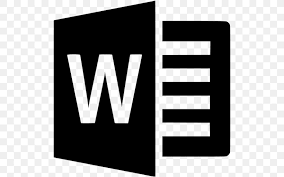 You scan it and save it in your computer or mobile device, then you convert it into a word document. Microsoft Word Microsoft Office Png 512x512px Microsoft Word Black Black And White Brand Document Download Free