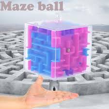 Spherical puzzle in the style of a rubik's cube. 3d Cube Puzzle Maze Toy Hand Game Case Box Fun Brain Game Challenge Fidget Toys Wish