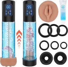 Amazon.com: Electric Penis Pump, Adult Sex Toys Dick Enlarger for Men  Erection, Air Water Extender with 4 Training Pressure and 3 Suction Modes,  Automatic Male Masturbator with Penis Rings and Mini Pocket
