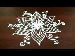 Sikku Kolam With 7 4 Dots Easy And Latest Rangoli Designs Simple Melikala Muggulu With Dots Youtube Kolam Designs Muggulu Design Latest Rangoli