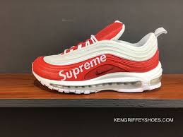 Mens Nike Air Max 97 Black And Red Pin On Kicks