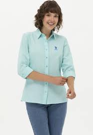 Mint Green Sensation Fitted Blouse Exuding Freshness