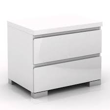 Small white gloss bedside table ikea. Elara White High Gloss 2 Drawer Bedside Table Bunnings Australia