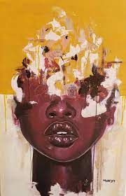 Canvas Print Abstract Art Mystery Free Shipping Us Only In 2021 African American Art Art Art Painting