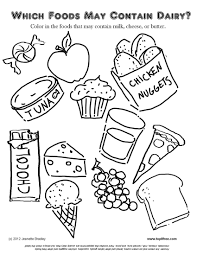 Ladybug life cycle preschool coloring page. Dairy Allergy Coloring Page Food Coloring Pages Coloring Pages For Kids Cool Coloring Pages
