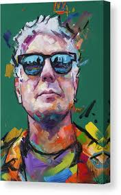Anthony Bourdain Canvas Prints & Wall Art for Sale
