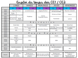 Mon Emploi Du Temps Pour Le Ce1 Ce2 L Ecole De Crevette Ce1 Ce2 Ce1 Emploi Du Temps Ce1