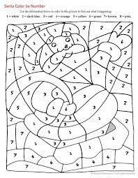 Free download & print free christmas countdown tags & 25 ways to embellish them. Printable Christmas Color By Number Pdf Free Coloring Sheets Christmas Color By Number Christmas Coloring Pages Santa Coloring Pages