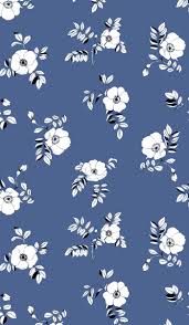 Beautiful Black And Teal Wallpaper Floral Pattern With Rose Hips White Flowers In A Vector On A Blue Background In 2020 Black Roses Wallpaper Blue Floral Wallpaper Floral Wallpaper Iphone