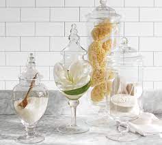 Vintage jar with lid apothecary large clear glass 14 tall storage canister. Buy Pb Classic Glass Apothecary Jars Online Pottery Barn Uae