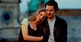 After long conversations forge a surprising connection between them, jesse convinces celine to get off the train with him in vienna. The First Kiss Takes So Long Richard Linklater On Before Sunrise From The Sight Sound Archive Bfi