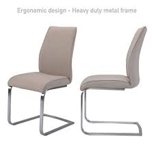 Ergonomic Design Dining Chairs Solid Stainless Steel Legs High Density Padded Cus Modern Home Office Furniture Home Office Furniture Sets Home Office Furniture