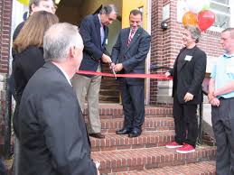 Ribbon cutting ceremony at Dedham's Mother Brook Arts and Community Center