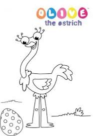 Find free printable olives coloring pages for coloring activities. Olive The Ostrich Coloring Page Coloring Pages For Kids Coloring Pages Printable Coloring Pages