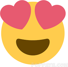 People can express love for people, animals, food, and everything in between. Heart Eyes Emoji Heart Eyes Emoticon Png Full Size Png Download Seekpng