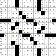 0112 22 Ny Times Crossword 12 Jan 22 Wednesday Nyxcrossword Com